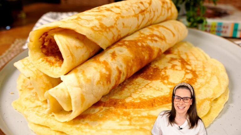 Massa de Panqueca Fácil e Leve: Receita Doce ou Salgada