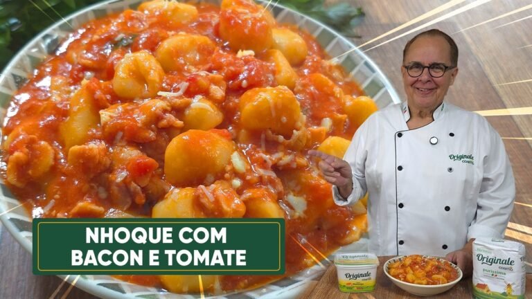 Como Fazer Nhoque Caseiro Perfeito com Molho de Bacon e Tomate