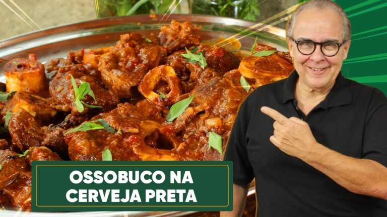 Como Fazer Ossobuco na Panela de Pressão com Molho de Cerveja Preta Super Suculento