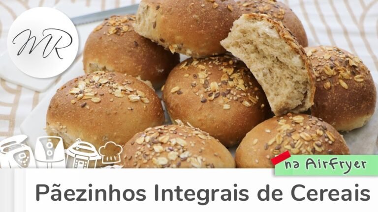 Pãezinhos Integrais de Cereais na Air Fryer: Fofinhos e Fáceis