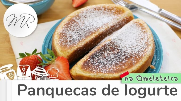 Panquecas de Iogurte na Omeleteira: Macias e Rápidas
