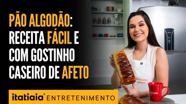 Como Fazer Pão Algodão Caseiro Macio e Super Fofinho