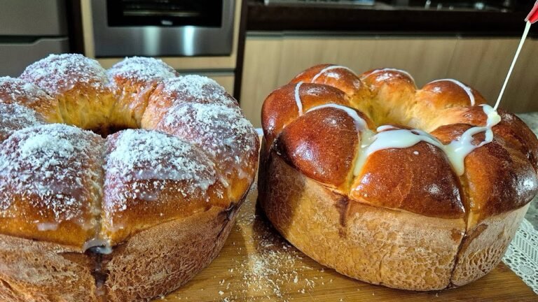Como Fazer Pão Doce Fofinho com Coco e Leite Condensado