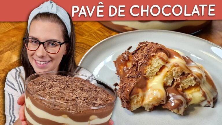 Pavê de Chocolate Dois Amores: Cremoso e Fácil