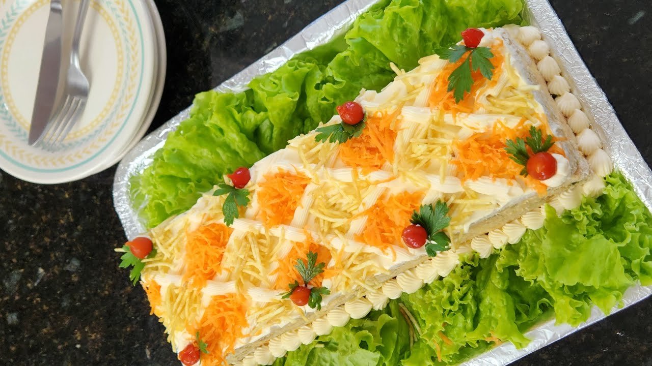 : Como Fazer Torta Fria de Frango para Festas, Fácil e Cremosa 