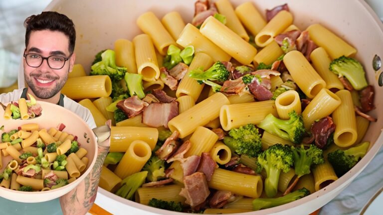 Macarrão com Brócolis e Bacon Cremoso: Receita Fácil, Rápida e Deliciosa