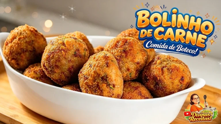 Bolinho de Carne de Boteco Crocante e Suculento