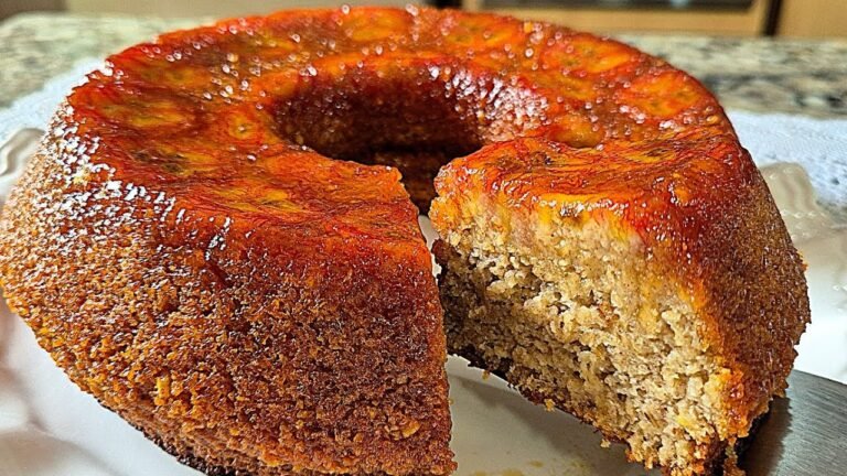Bolo de Banana com Aveia e Canela sem Trigo: Fofo, Úmido e Delicioso