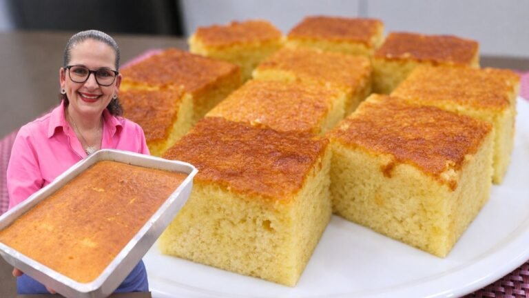 Bolo Fofinho de Iogurte com Calda de Laranja: Receita Super Fácil e Perfeita