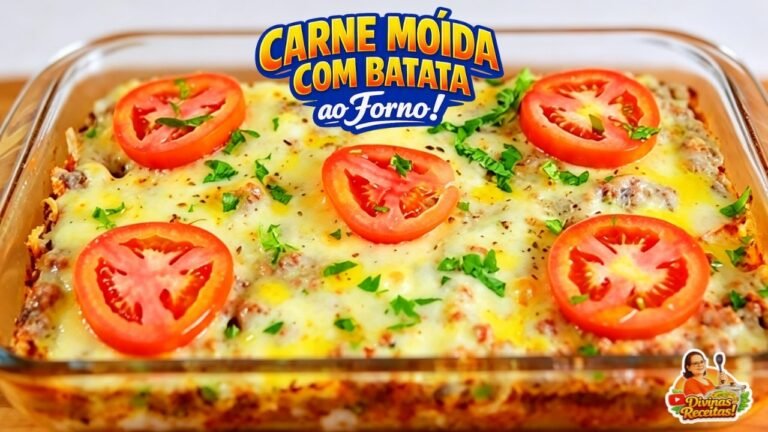 Carne Moída com Batata ao Forno Gratinada: Receita Fácil e Saborosa para o Almoço