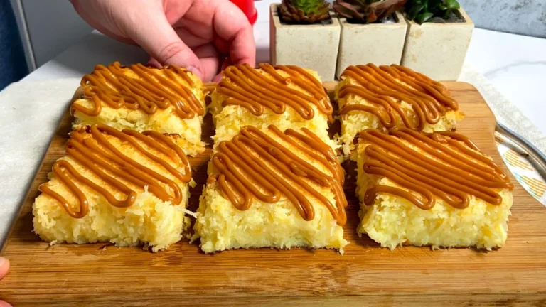 Cocada de Forno Cremosa com Doce de Leite