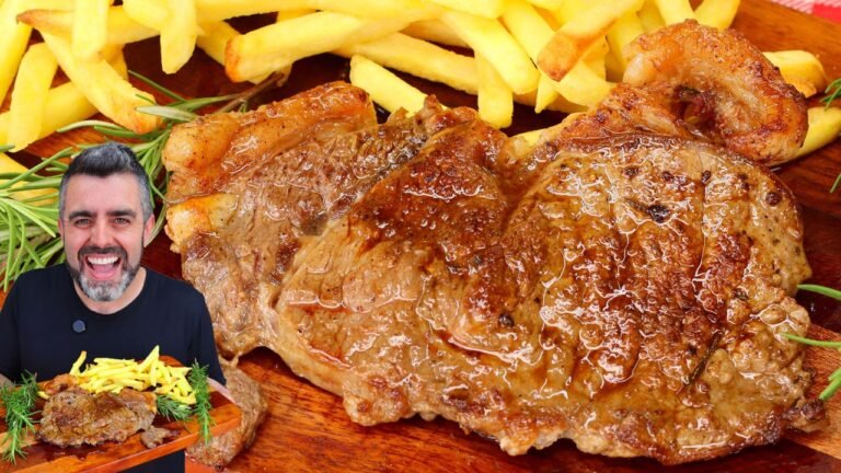 Bife na Frigideira: Suculento, Macio e Bem Dourado