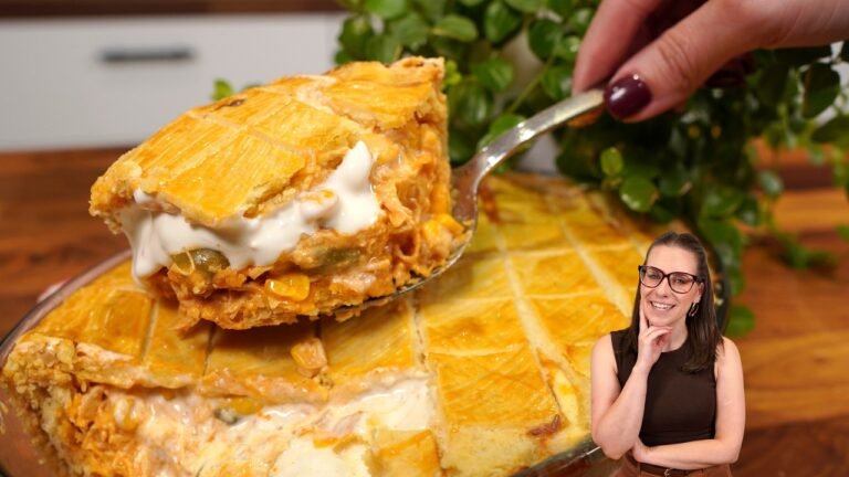 Como Fazer Empadão de Frango Cremoso com Massa que Derrete na Boca
