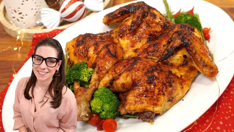 Frango Assado Inteiro: Suculento e Bem Temperado