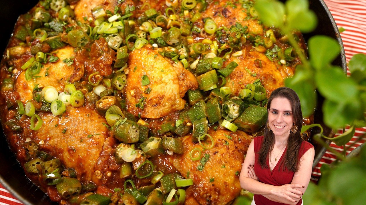 Como Fazer Frango com Quiabo Sem Baba e com Sabor de Casa de Vó 