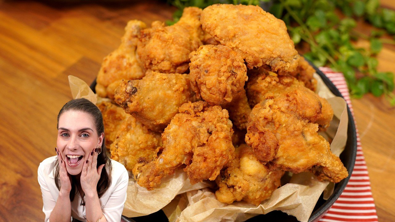 Como Fazer Frango Frito Crocante e Sequinho com Marinado Simples 
