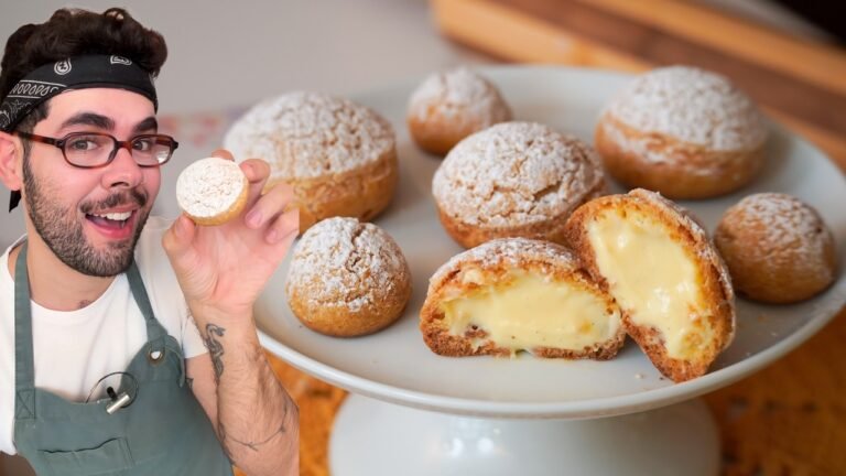 Como Fazer Massa Básica de Carolina e Bomba Perfeita com Choux e Craquelin