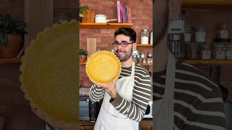Como Fazer Massa Sablée para Tortas Doces Fácil e Perfeita