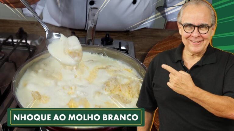Como Fazer Nhoque ao Molho Branco Cremoso e Irresistível