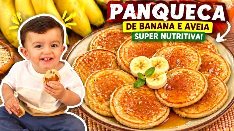 Como Fazer Panqueca de Aveia com Banana Saudável e Rápida em Minutos