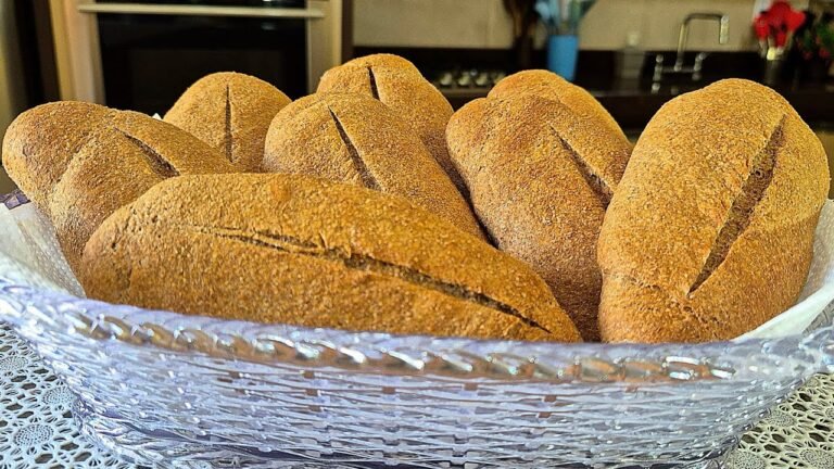 Como Fazer Pão Francês Integral Caseiro Mais Saudável e Macio