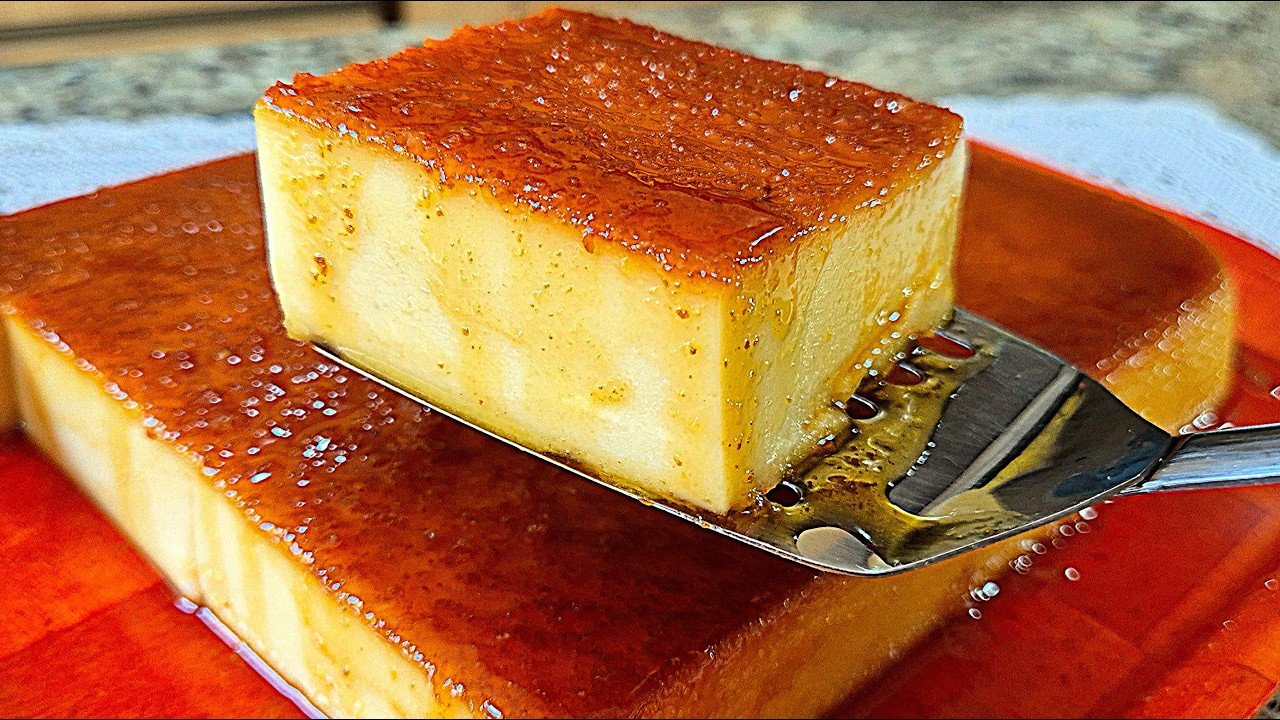 Como Fazer Pudim de Pão Cremoso sem Leite Condensado 