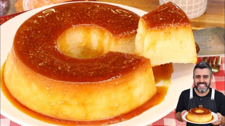 Como Fazer Pudim de Tapioca Super Cremoso e Fácil