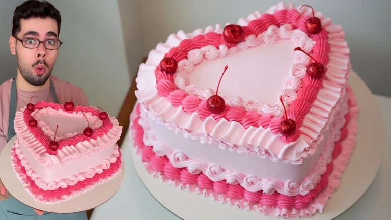 Como Montar e Decorar Bolo de Aniversário com Ganache de Blindagem e Bico
