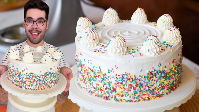 Como Montar e Decorar um Bolo de Aniversário do Zero com Chantininho Perfeito