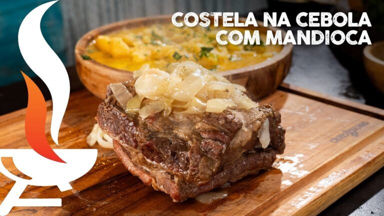 Costela Desossada com Cebola e Mandioca Cozida: Receita Suculenta e Fácil para Churrasco
