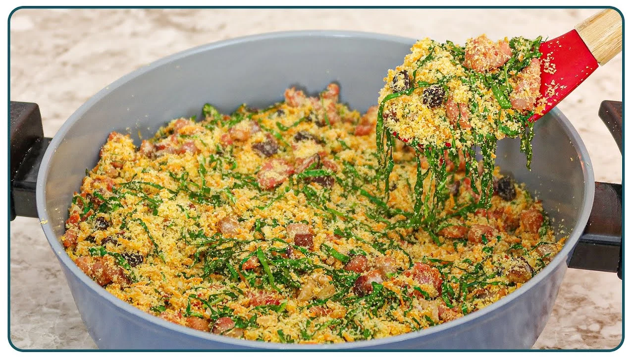 Farofa de Natal com Passas e Bacon: Acompanhamento para a Ceia 