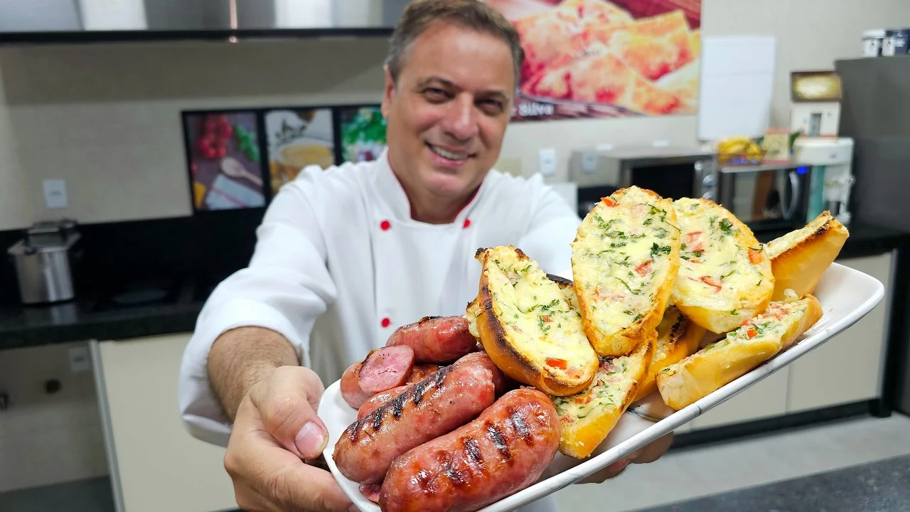 Pão de Alho Cremoso para Churrasco 