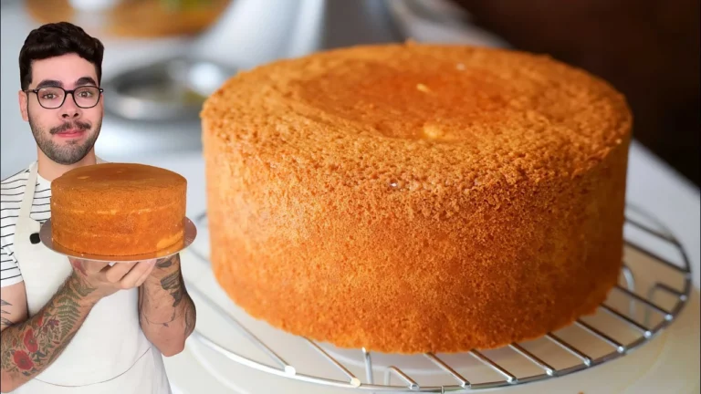 Pão de Ló Profissional para Bolo de Aniversário