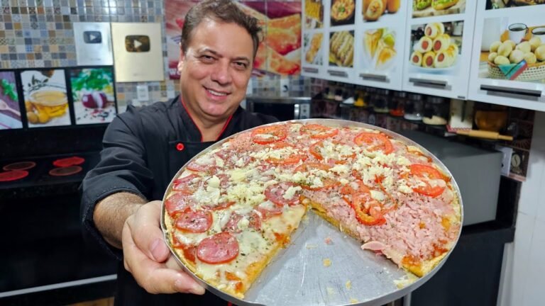 Pizza Sem Farinha Fácil e Deliciosa: Receita Fit de Liquidificador