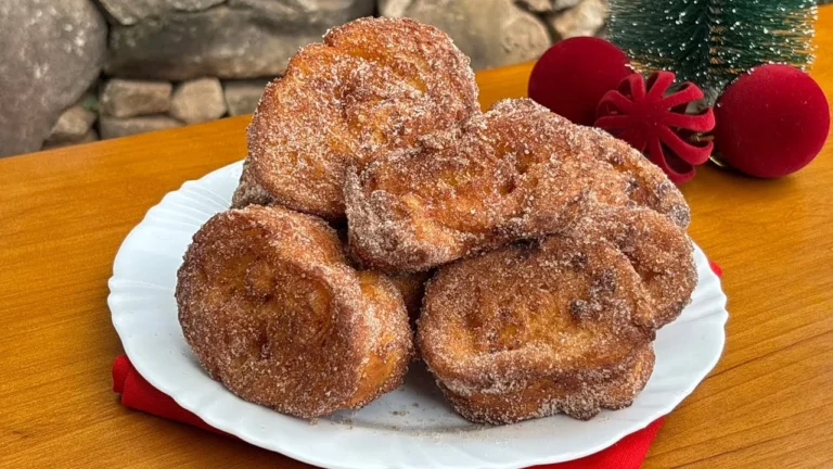 Rabanadas com Pão Francês Tradicional e Macias