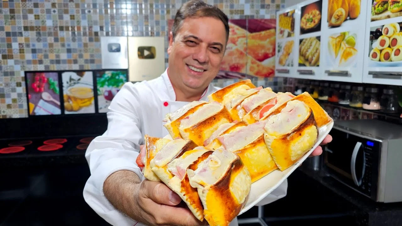 Salgado Assado Econômico com Recheio de Queijo 