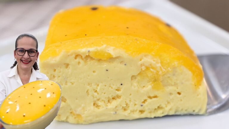 Sobremesa Cremosa de Maracujá com Leite Ninho: Fácil, Rápida e Perfeita para Servir Gelada