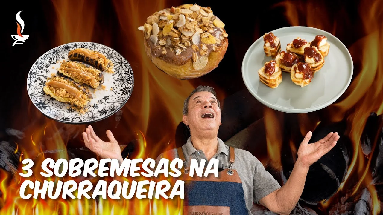 Sobremesas na Brasa para Fechar o Churrasco 