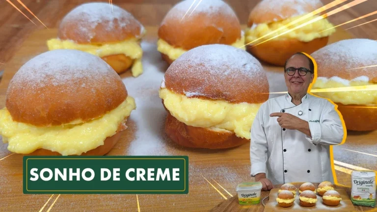 Sonho de Padaria com Creme Aveludado
